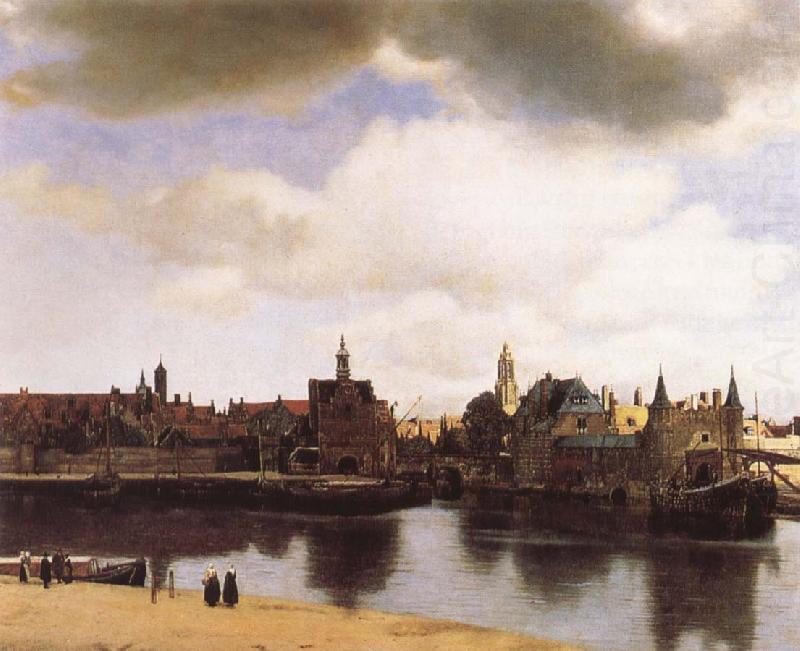 Jan Vermeer View over Delft china oil painting image